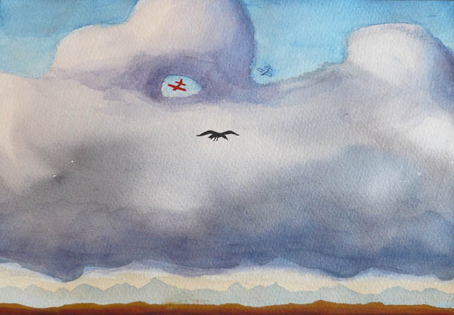 A Bird and Two Planes